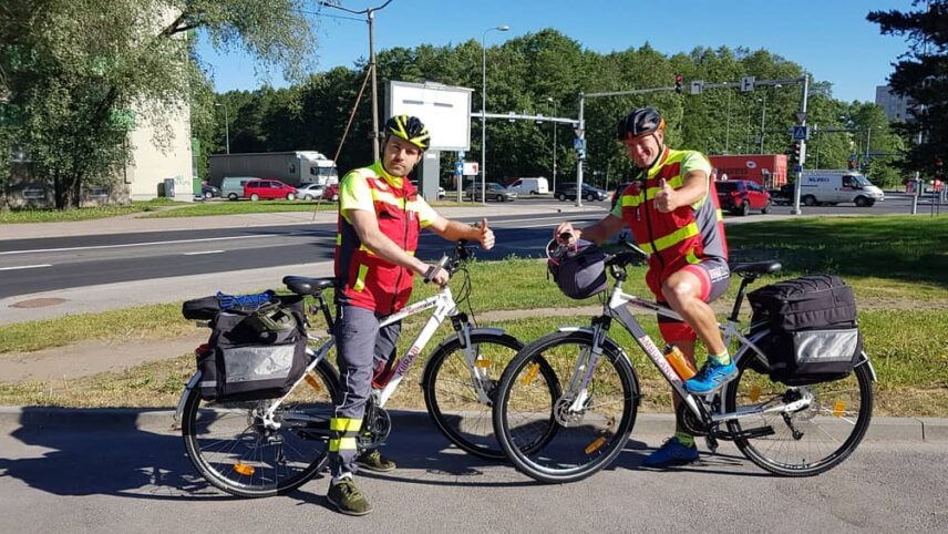 Tallinna kiirabi jalgrattapatrulli suvi on möödunud rahulikult thumbnail